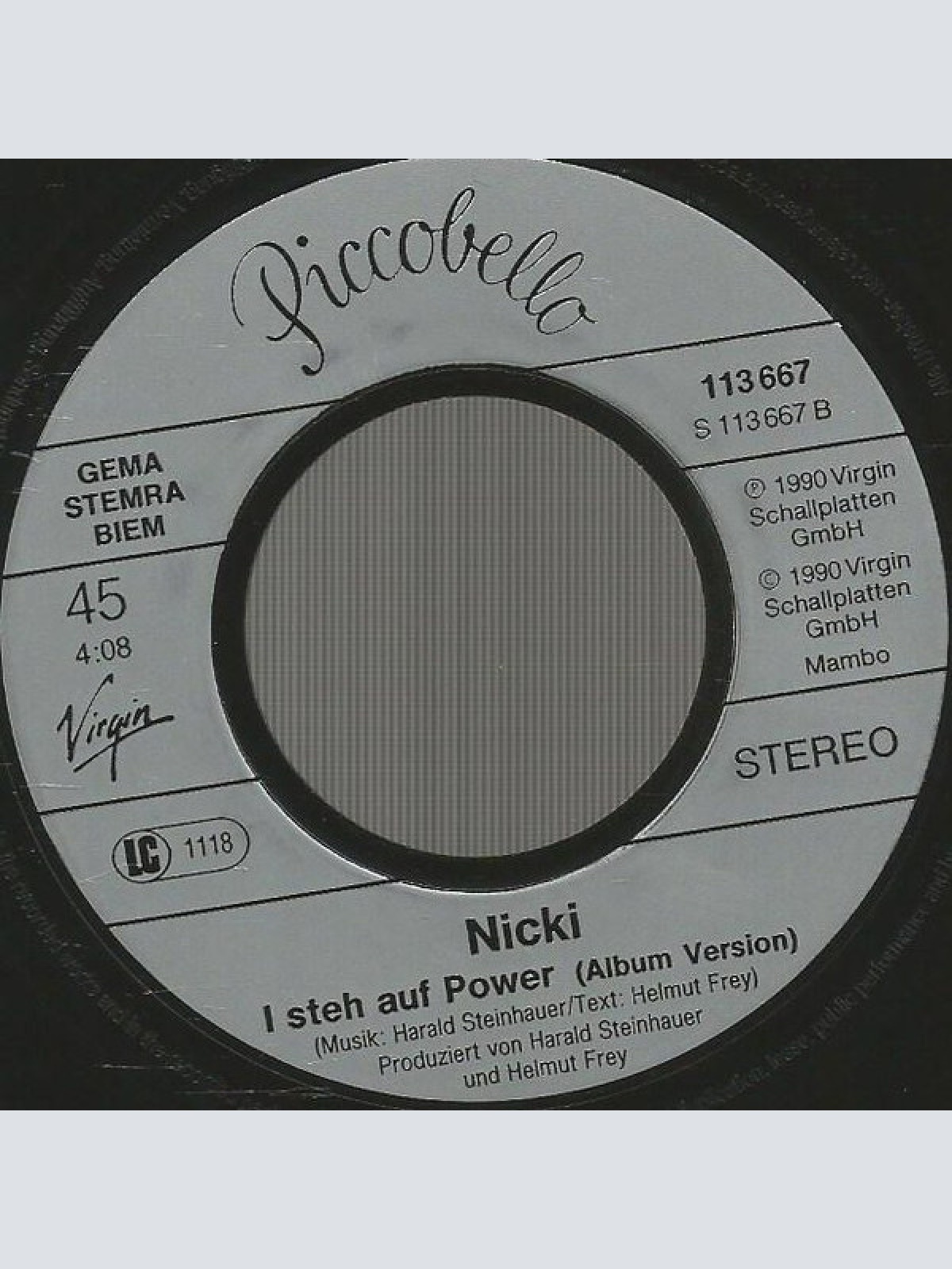 Vinyl / Nicki - Doch Die Zeit Bleibt Stehn