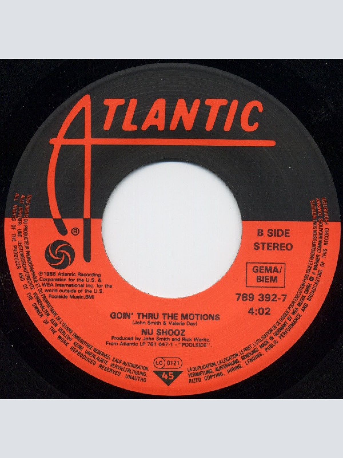 Vinyl / Nu Shooz - Point Of No Return