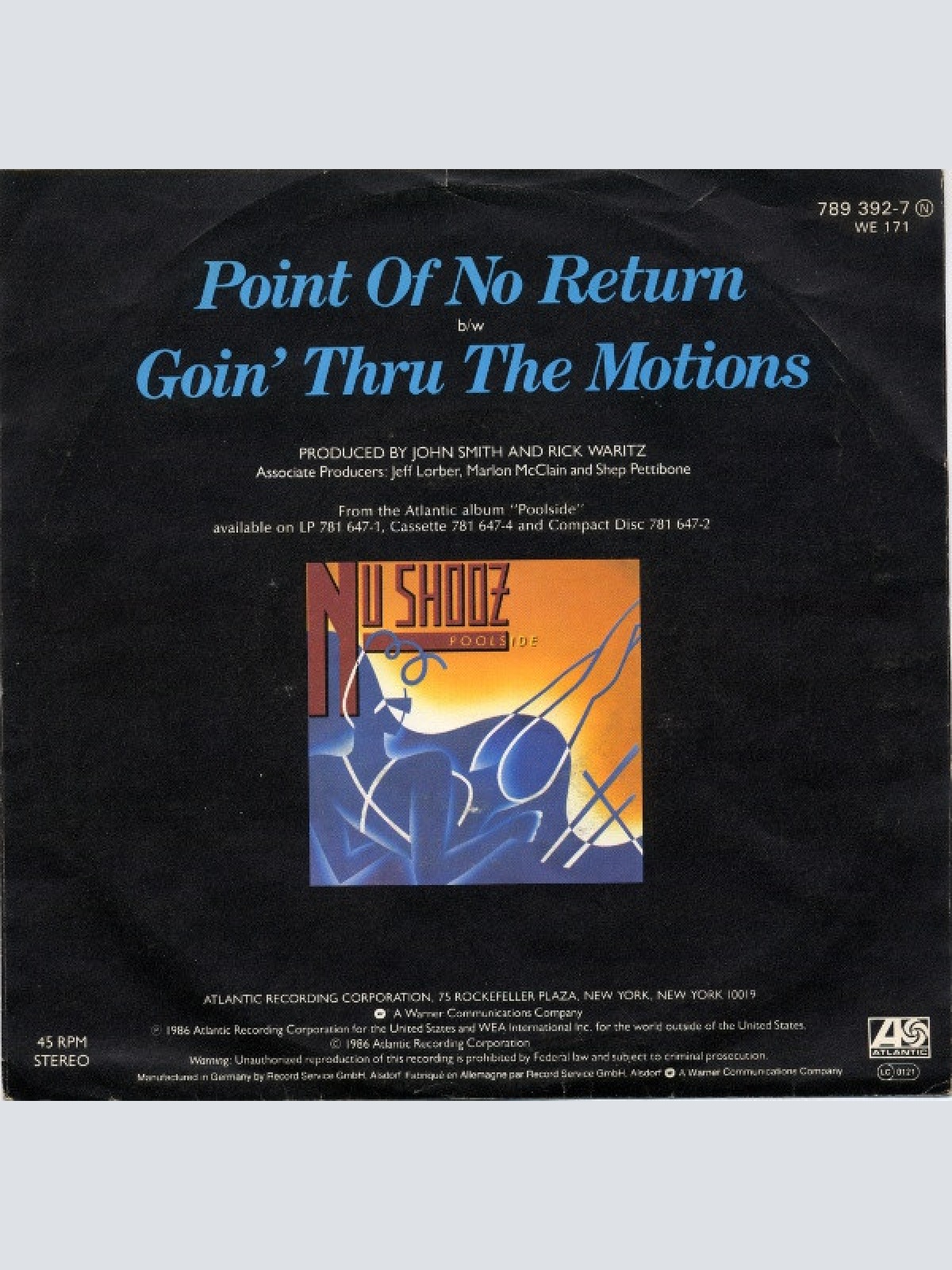 Vinyl / Nu Shooz - Point Of No Return
