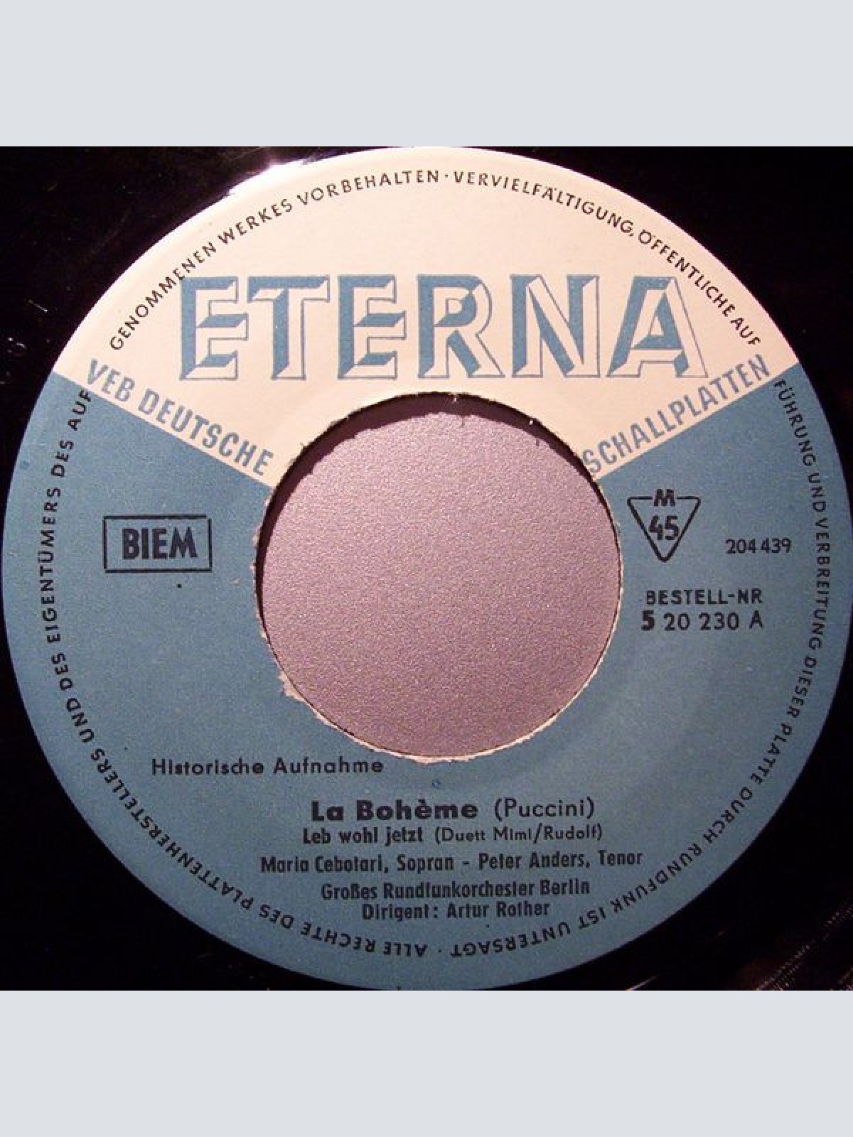 Vinyl / Peter Anders (2) Singt Giacomo Puccini - La Bohème / Manon Lescaut