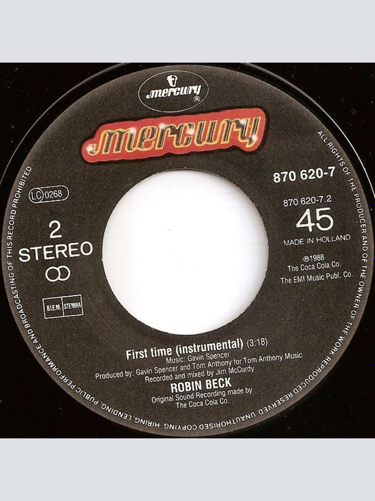 Vinyl / Robin Beck - First Time