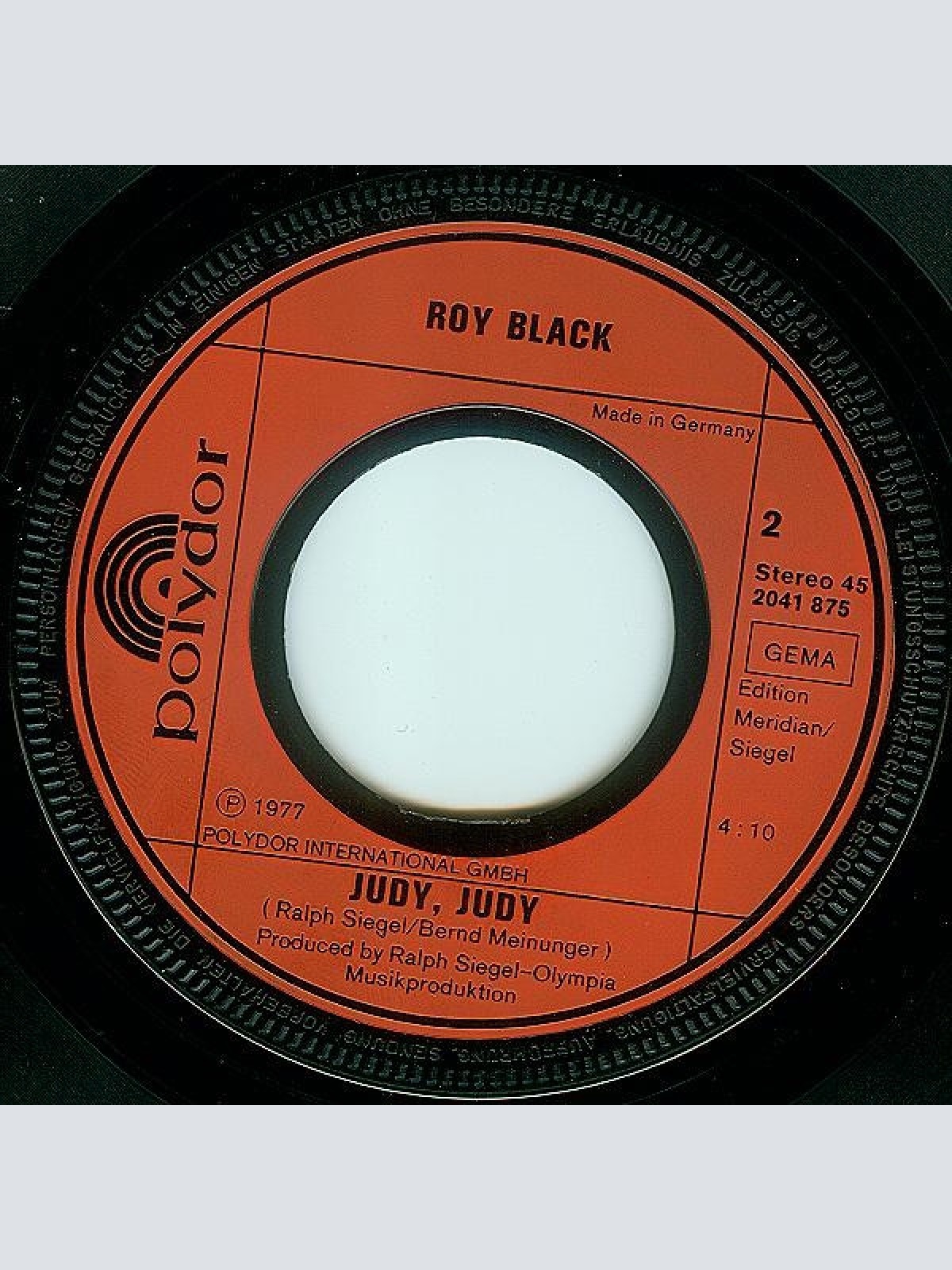 Vinyl / Roy Black - Sand In Deinen Augen