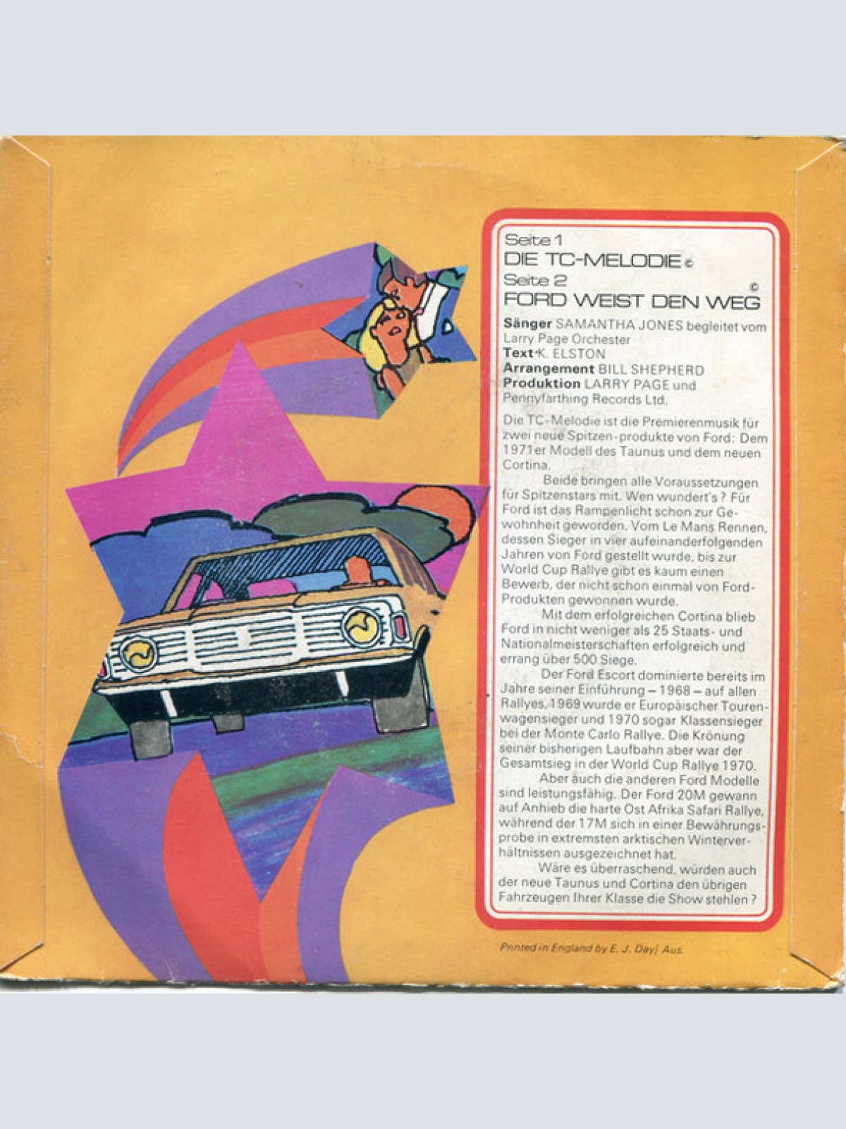 Vinyl / Samantha Jones - The T-C Theme