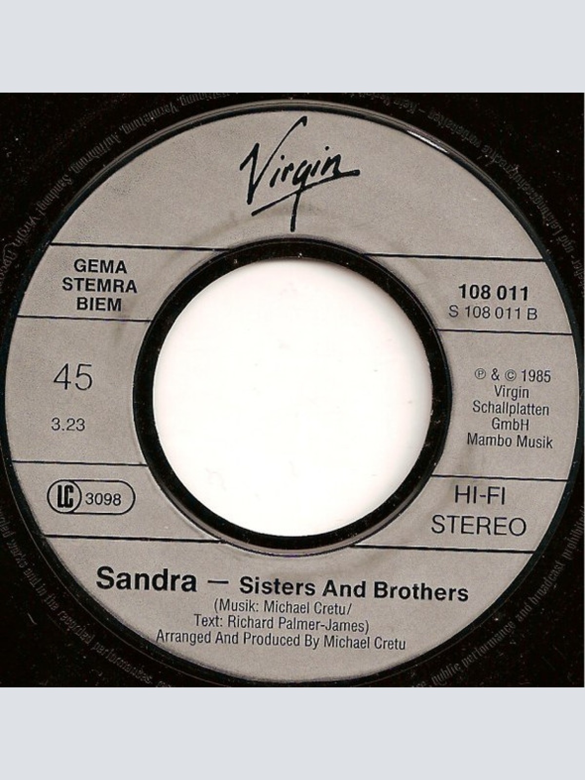 Vinyl / Sandra - Little Girl