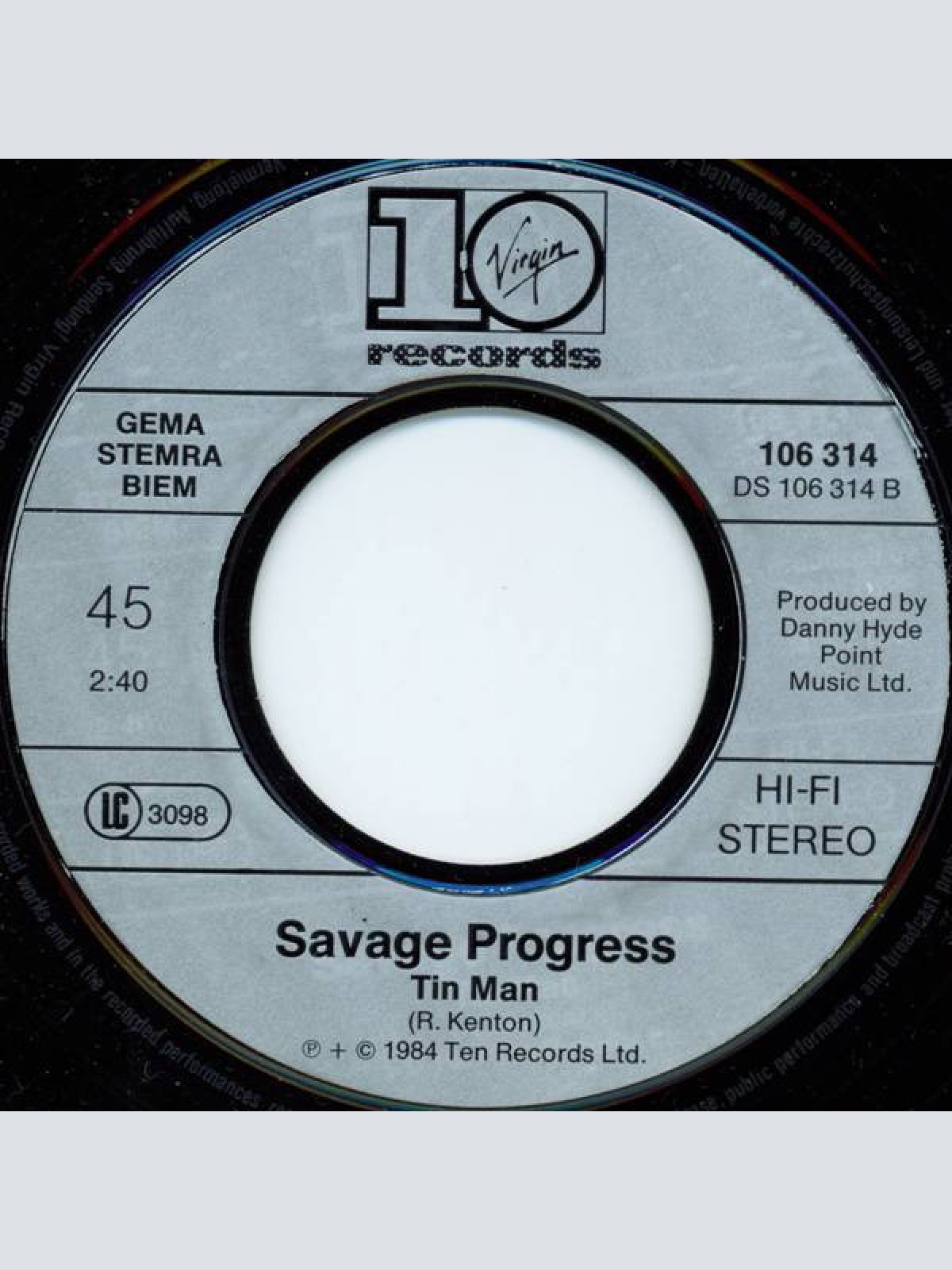 Vinyl / Savage Progress - My Soul Unwraps Tonight