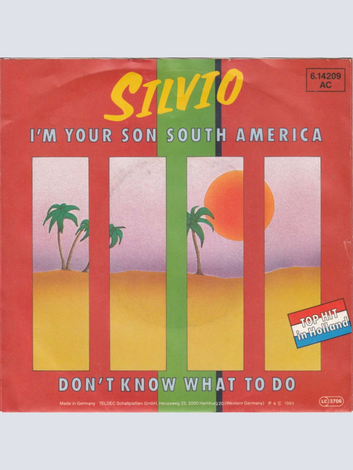 Vinyl / Silvio (3) - I'm Your Son South America / Don't Know What To Do