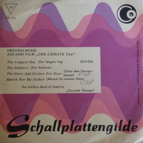 Vinyl / The Soldiers Band Of America* - Originalmusik Aus Dem Film "der Längste Tag"