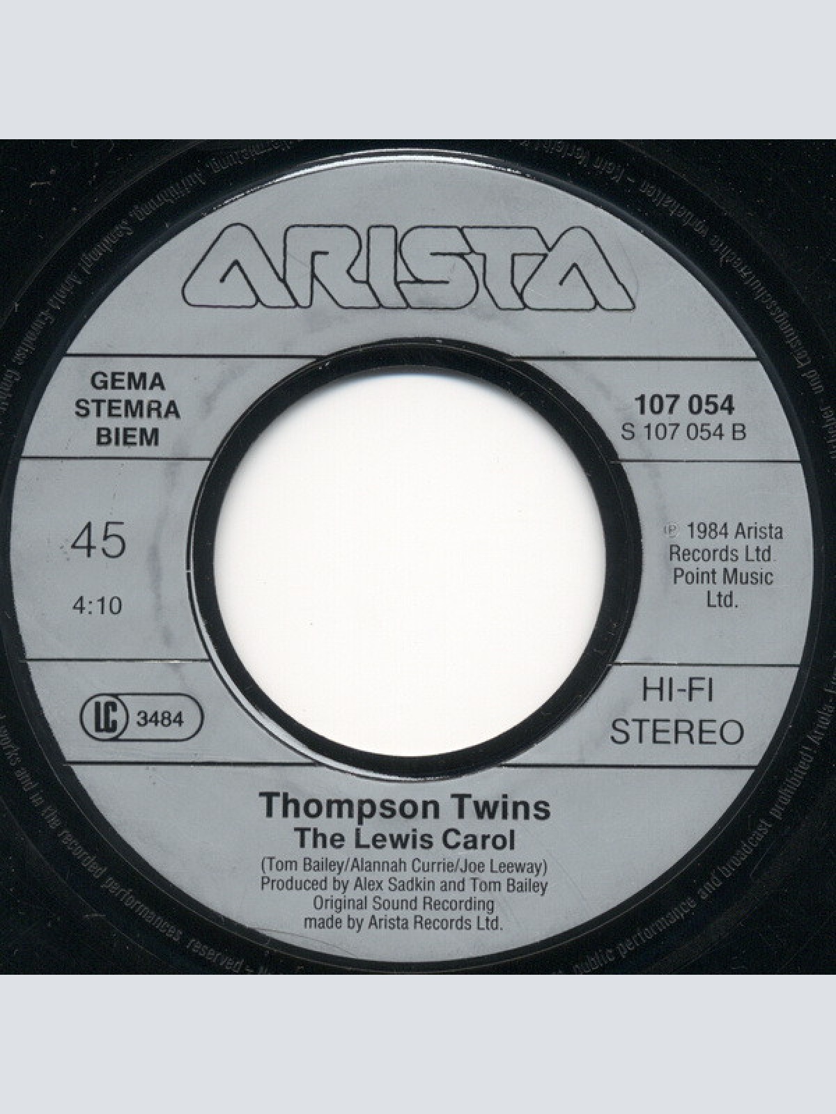 Vinyl / Thompson Twins - Lay Your Hands On Me