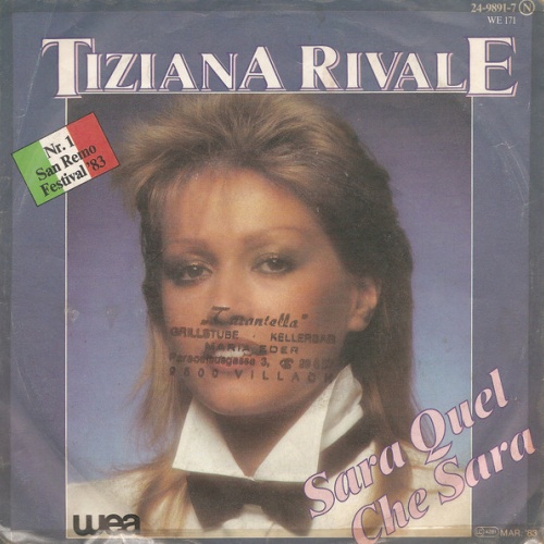 Vinyl / Tiziana Rivale - Sarà Quel Che Sarà
