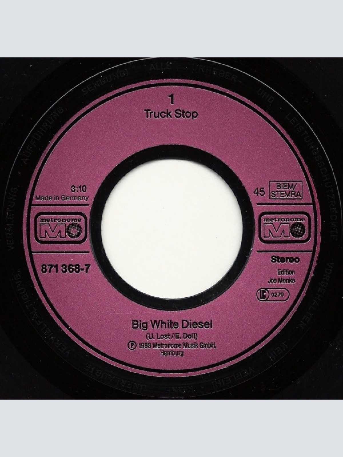 Vinyl / Truck Stop (2) - Big White Diesel