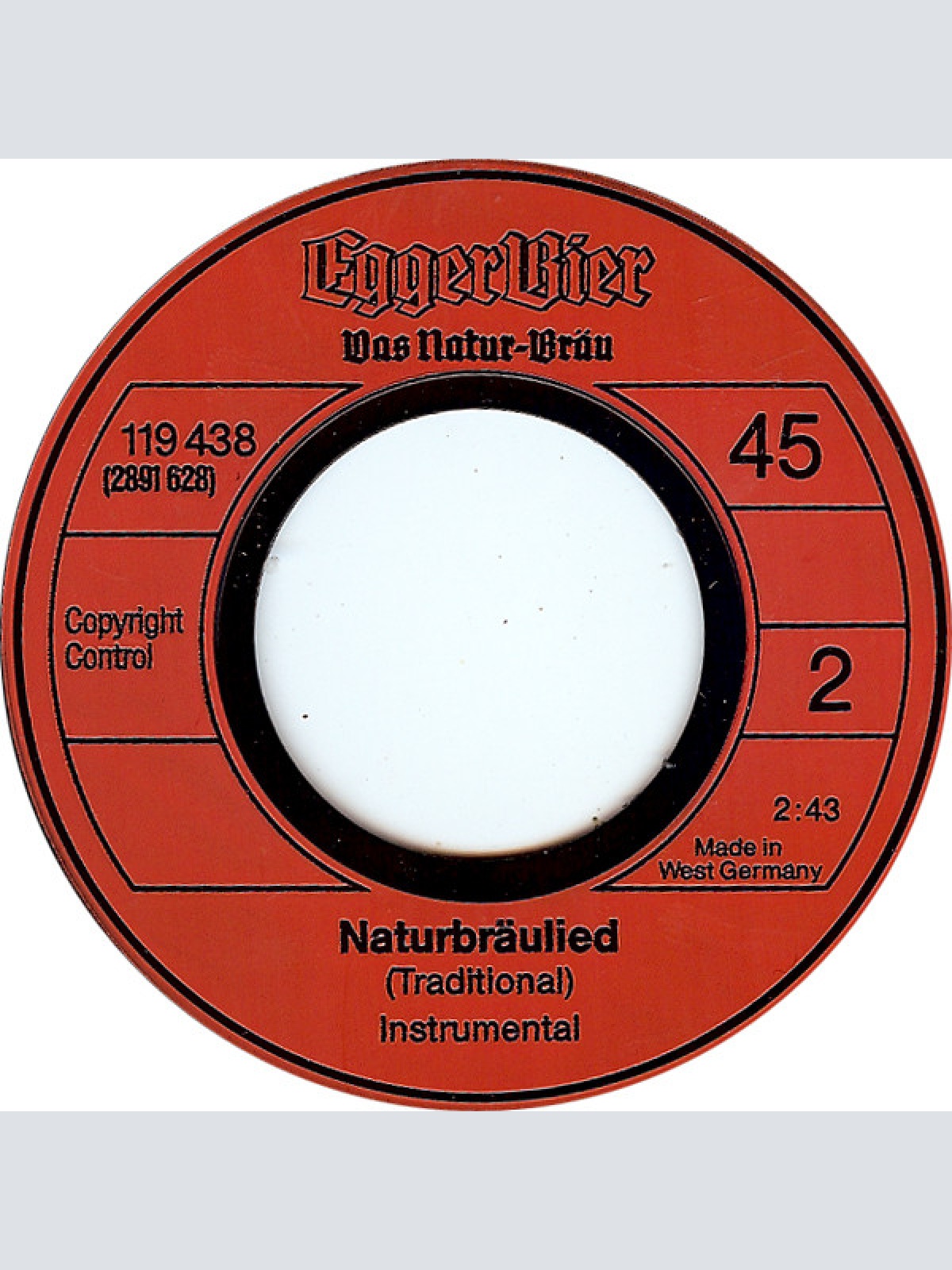 Vinyl / Unknown Artist - Das Naturbräu-Lied