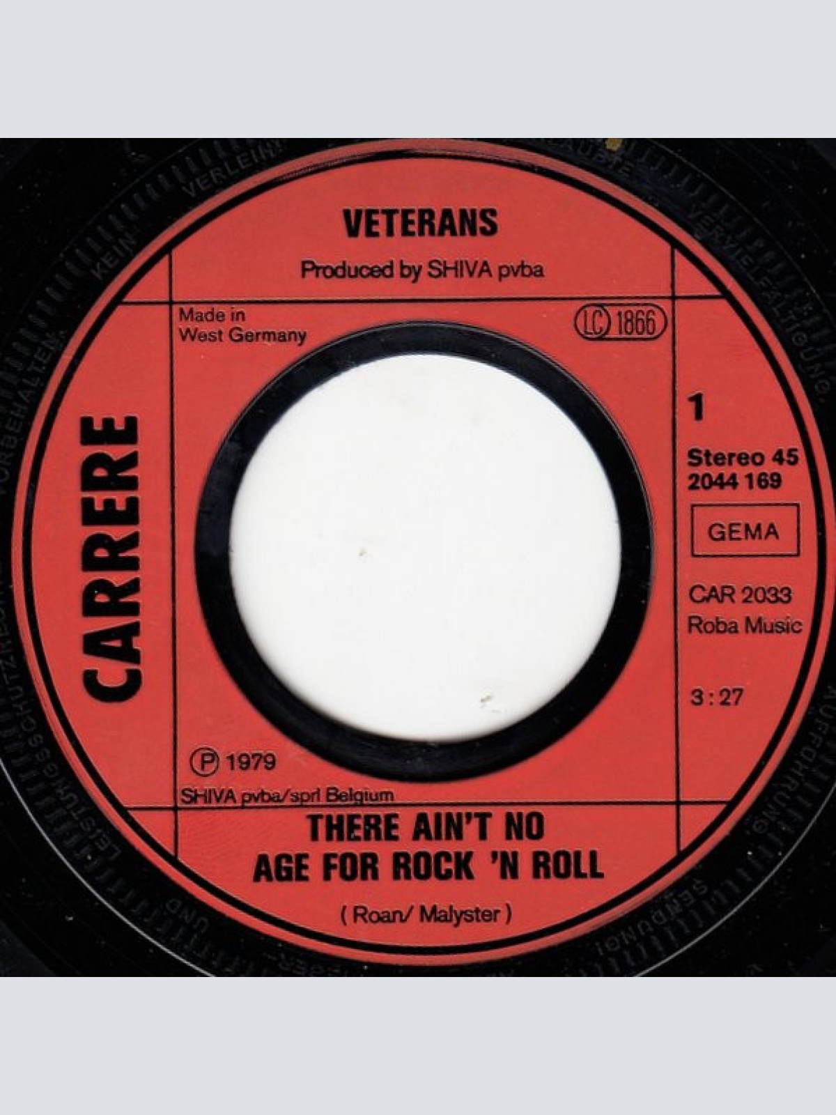 Vinyl / Veterans* - There Ain't No Age For Rock 'n' Roll