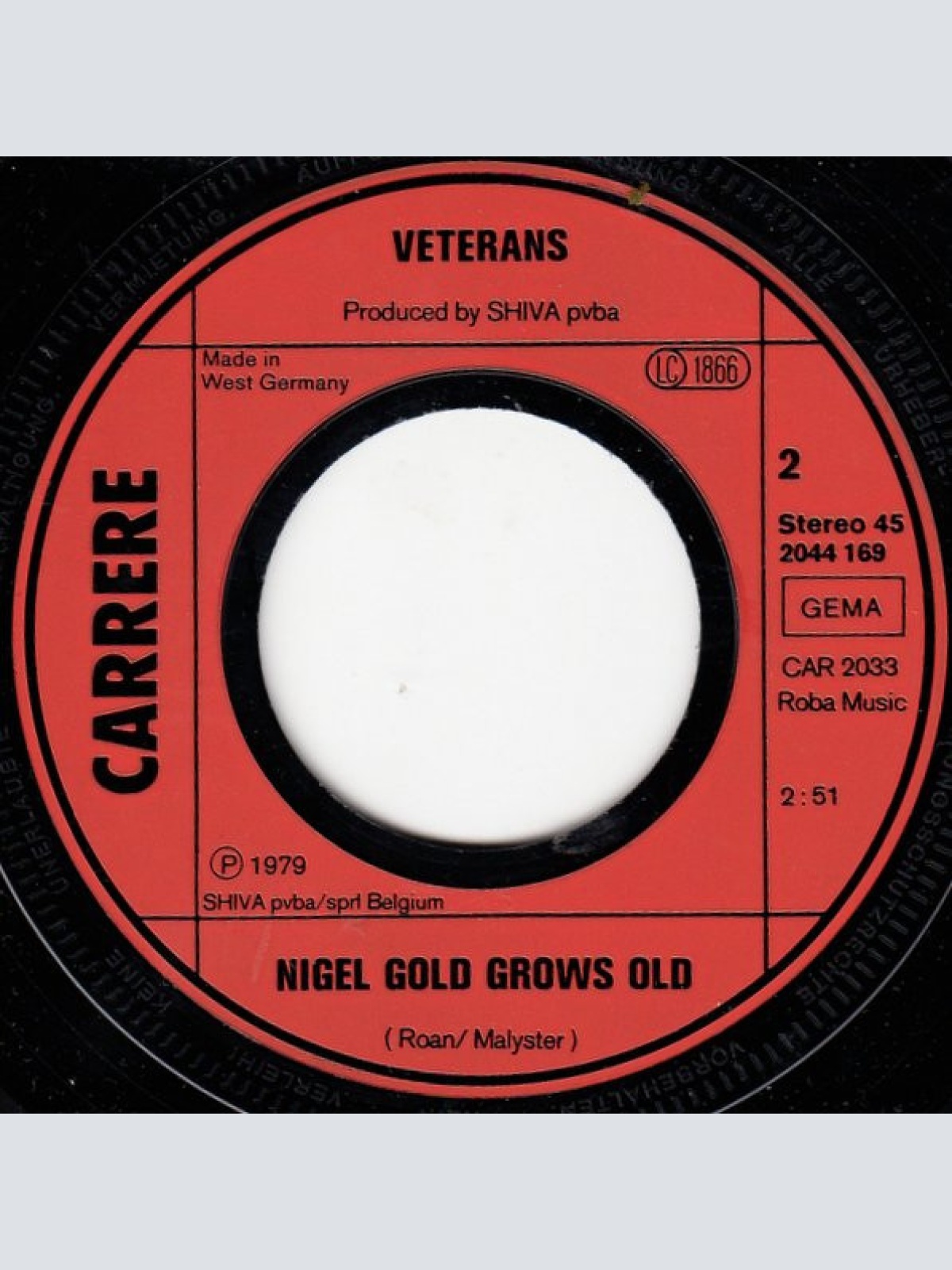 Vinyl / Veterans* - There Ain't No Age For Rock 'n' Roll