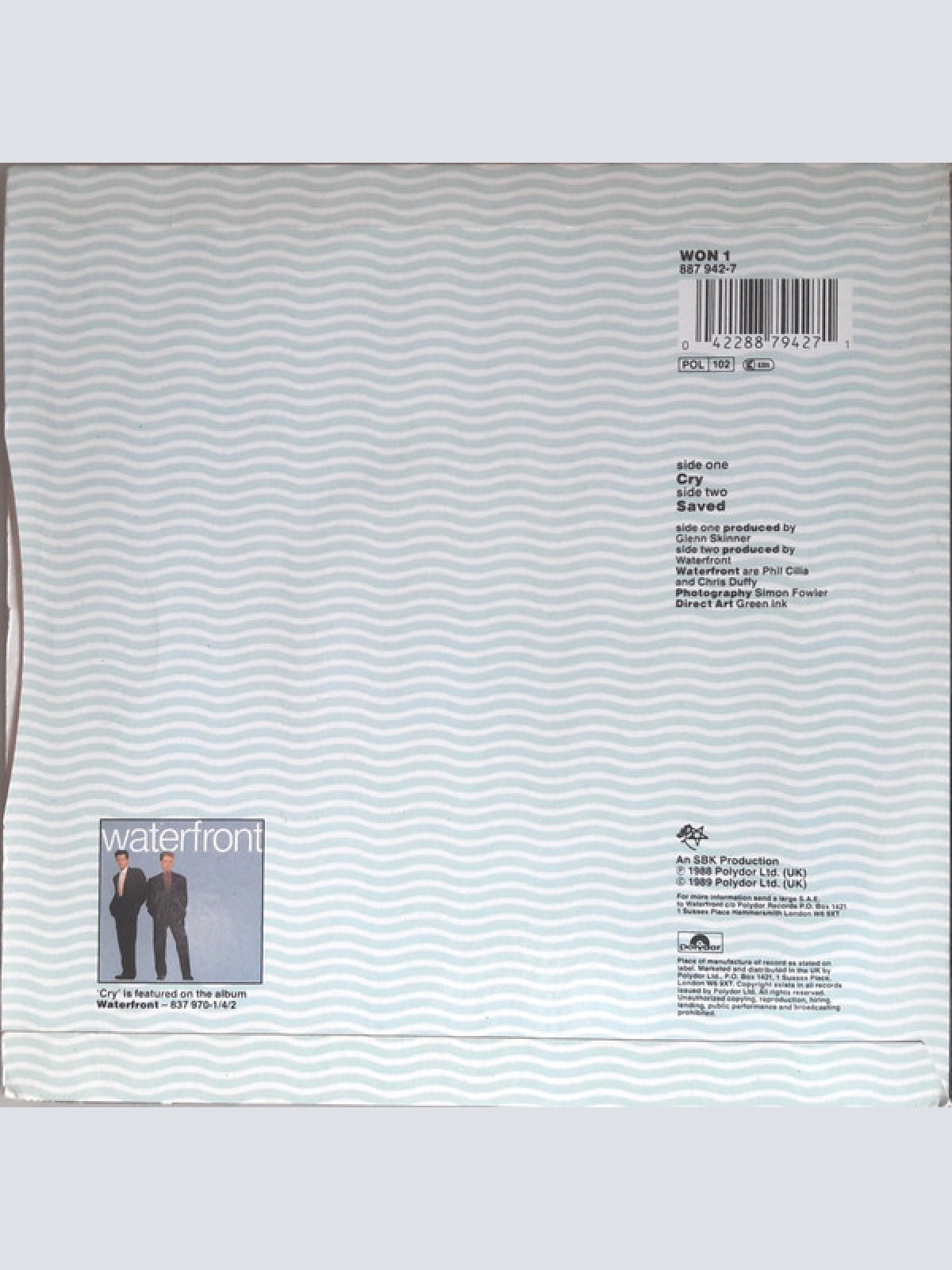 Vinyl / Waterfront (2) - Cry