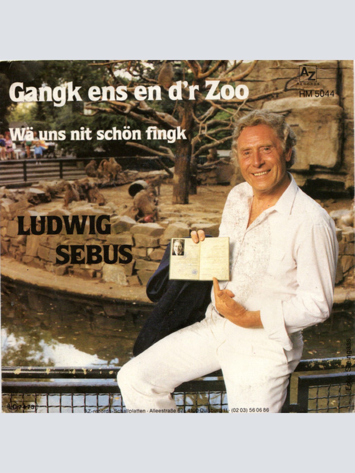 Vinyl / Ludwig Sebus - Gangk Ens En D'r Zoo