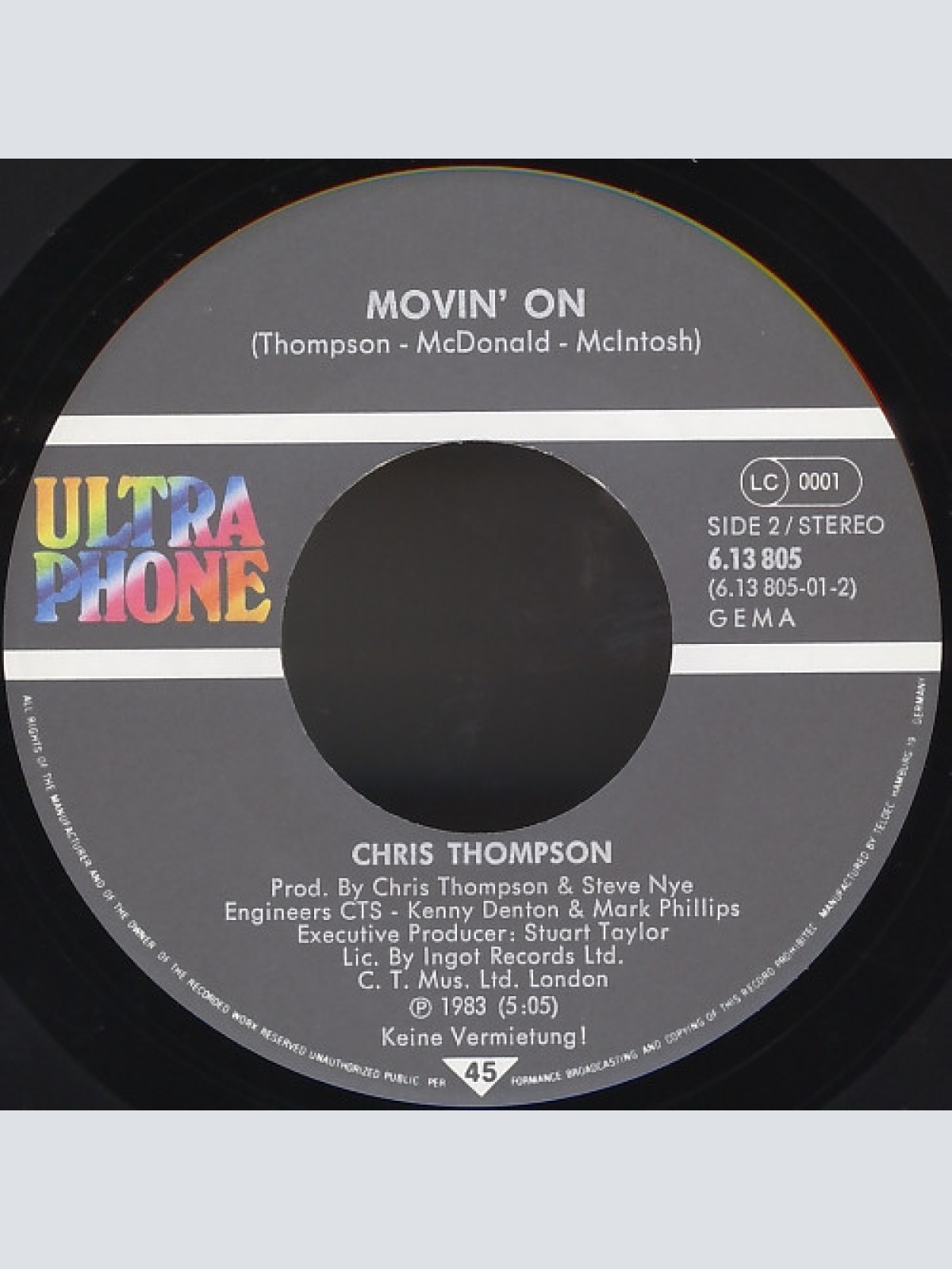 Vinyl / Chris Thompson - Do What You Wanna Do