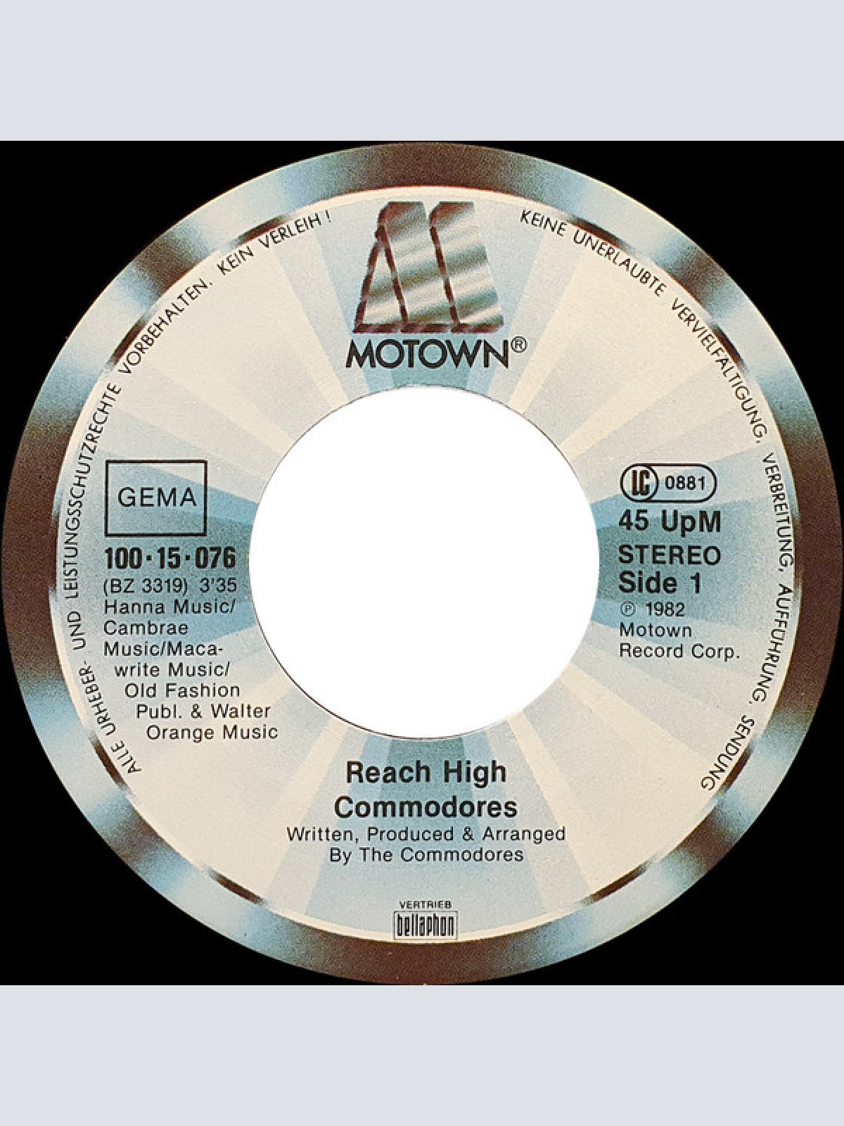 Vinyl / Commodores - Reach High