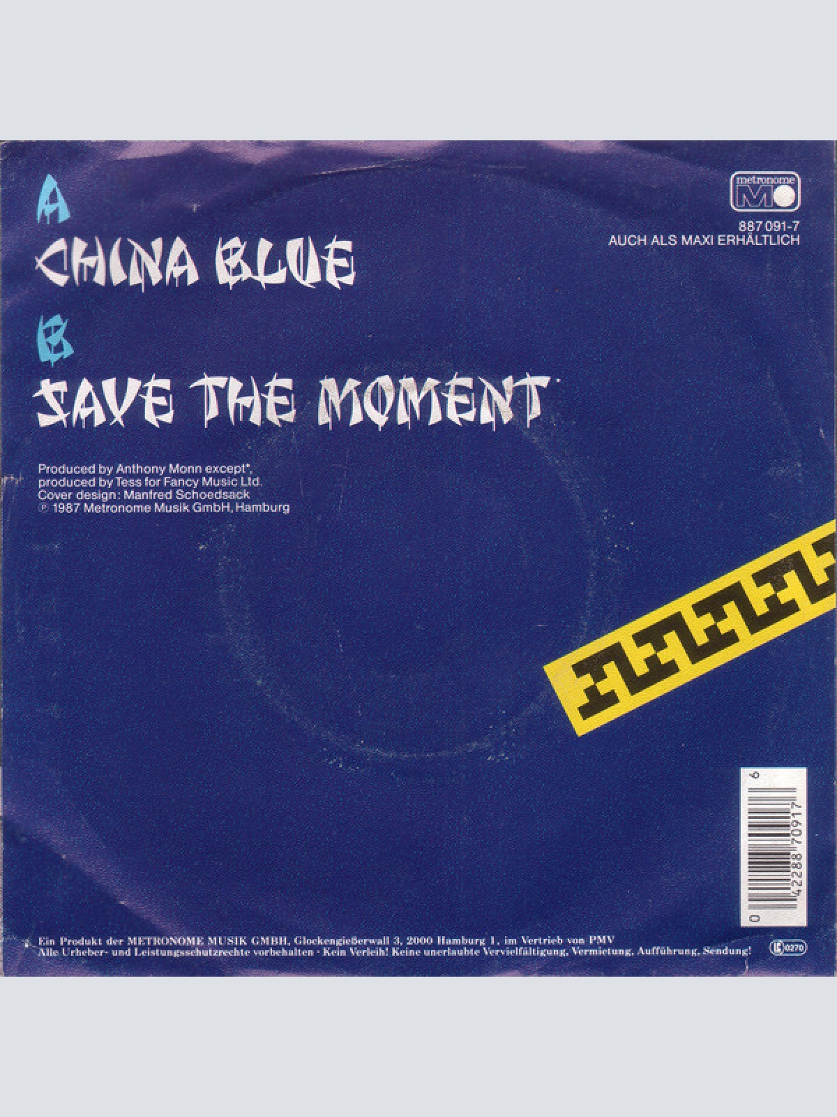 Vinyl / Fancy - China Blue