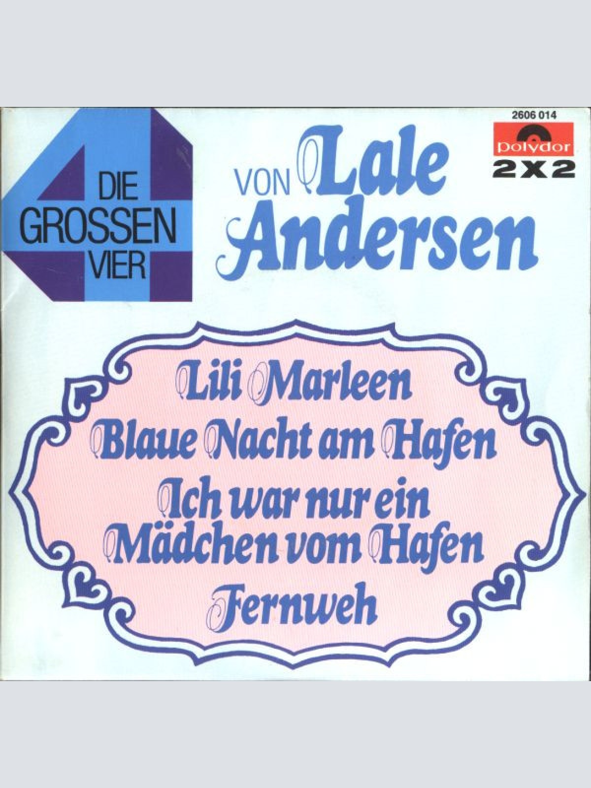Vinyl / Lale Andersen - Die Grossen Vier Von Lale Andersen
