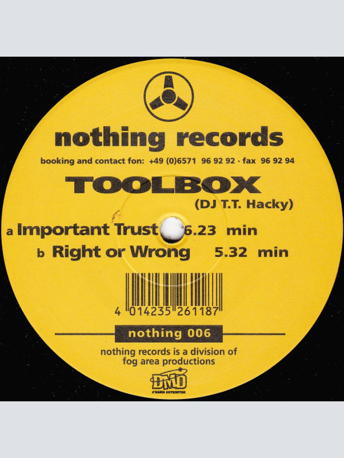 Vinyl / Toolbox (4) - Important Trust / Right Or Wrong