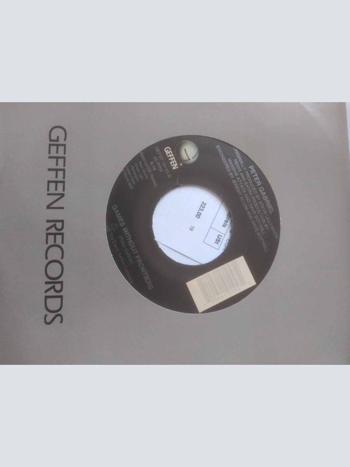 Vinyl / Peter Gabriel - Steam / Games Without Frontiers