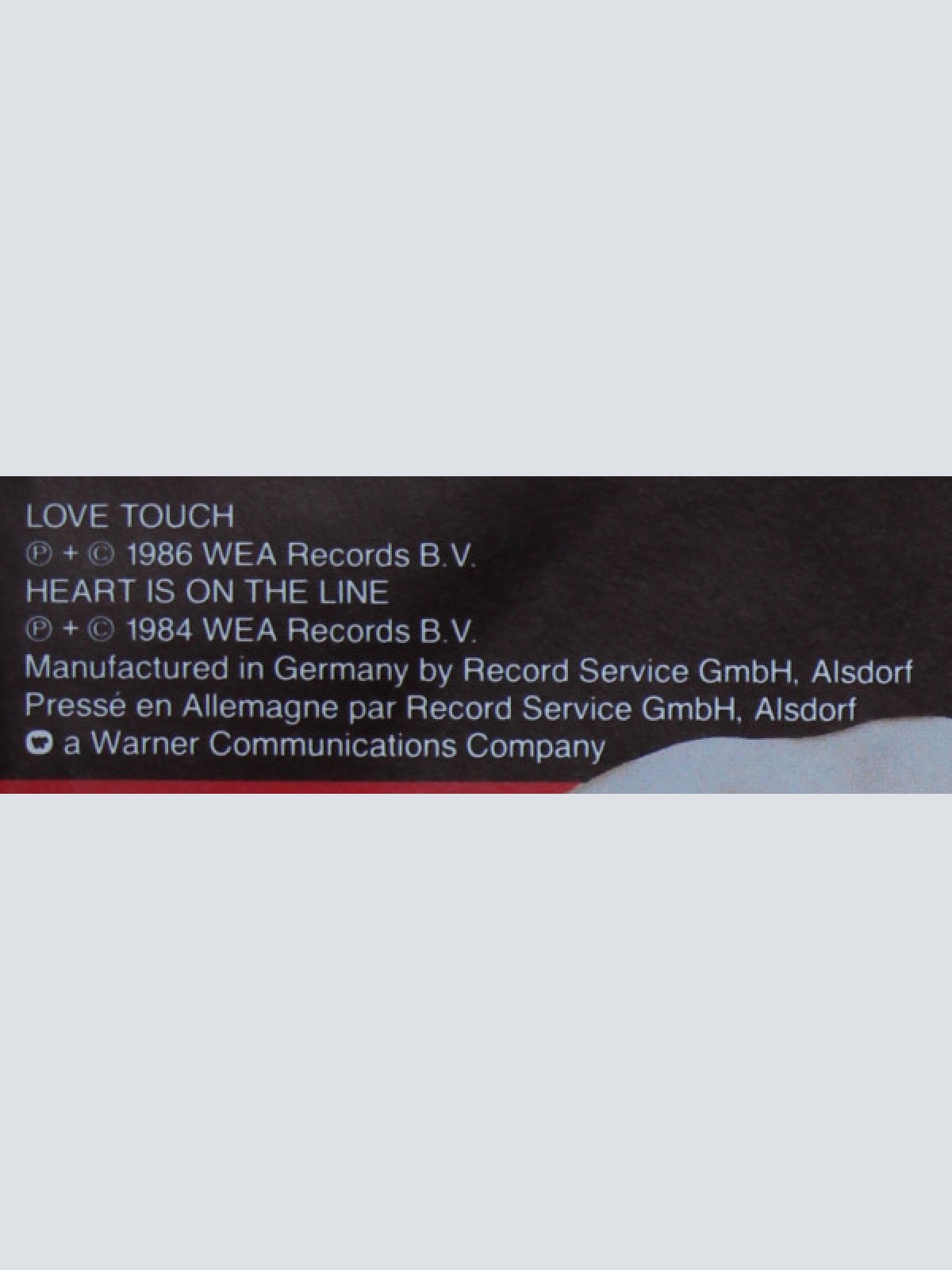 Vinyl / Rod Stewart - Love Touch