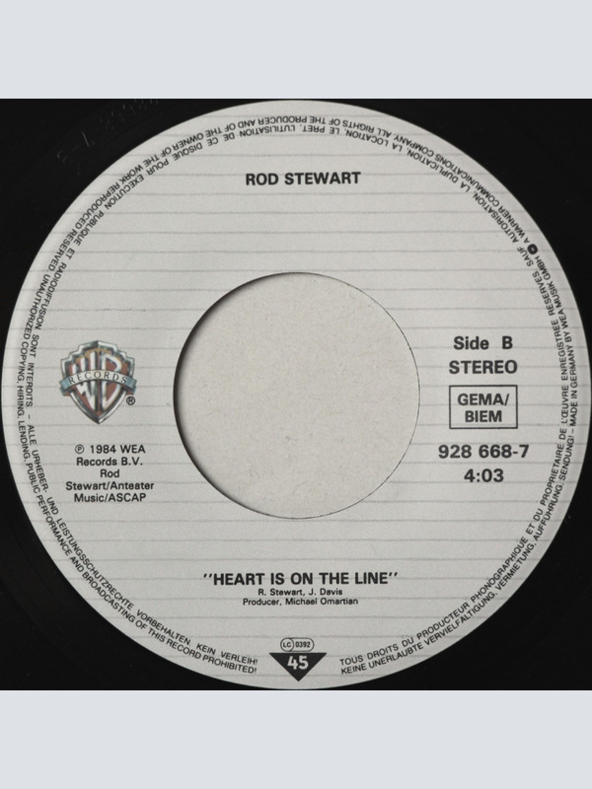 Vinyl / Rod Stewart - Love Touch