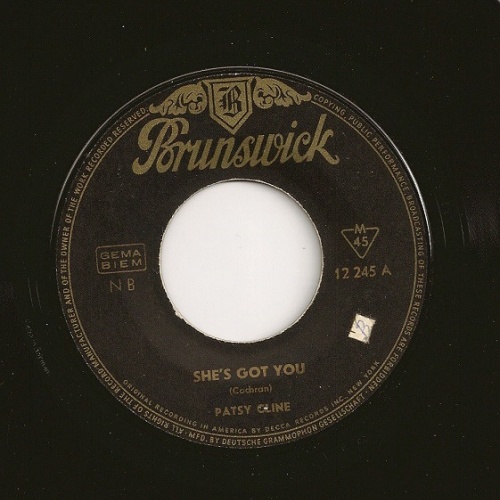 Vinyl / Patsy Cline - She's Got You / Strange