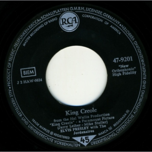 Vinyl / Elvis Presley With The Jordanaires - King Creole