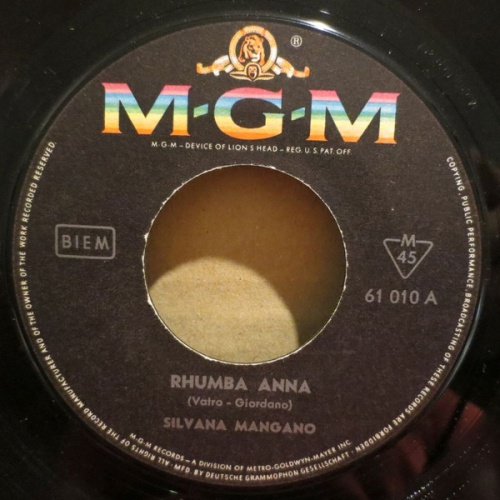 Vinyl / Silvana Mangano - Rhumba Anna
