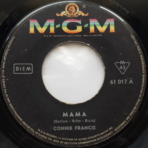 Vinyl / Connie Francis - Mama