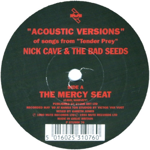 Vinyl / Nick Cave & The Bad Seeds - "Acoustic Versions" Of Songs From "Tender Prey"