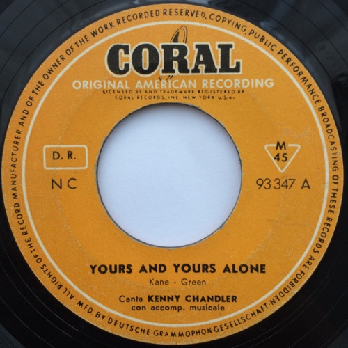Vinyl / Kenny Chandler - Yours And Yours Alone