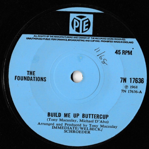 Vinyl / The Foundations - Build Me Up Buttercup