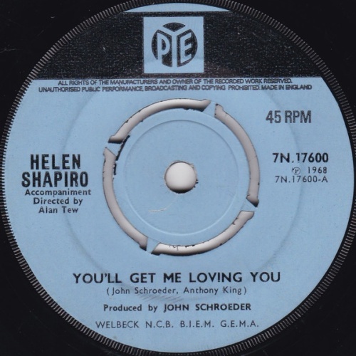 Vinyl / Helen Shapiro - You'll Get Me Loving You
