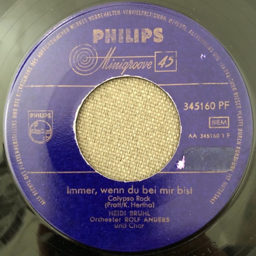 Vinyl / Heidi Brühl - Immer, Wenn Du Bei Mir Bist / Wir Werden Uns Finden