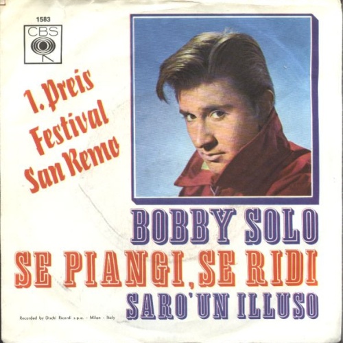 Vinyl / Bobby Solo - Se Piangi, Se Ridi