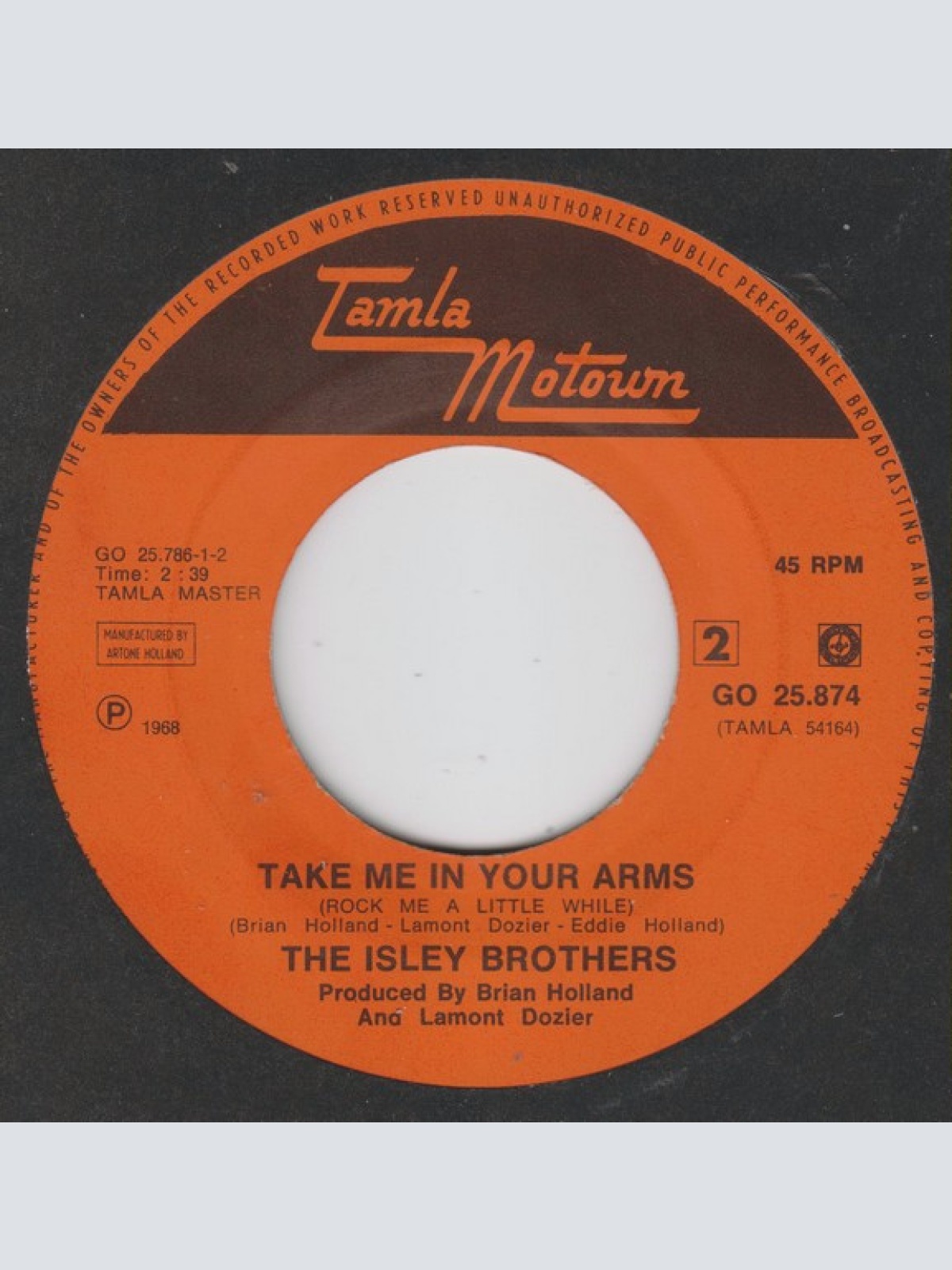 Vinyl / The Isley Brothers - This Old Heart Of Mine (Is Weak For You) / Take Me In Your Arms (Rock Me A Little While)