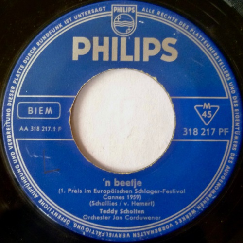 Vinyl / Teddy Scholten, Orchester Corduwener* - 'n Beetje