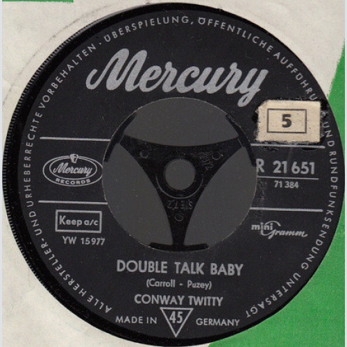 Vinyl / Conway Twitty - Double Talk Baby / Why Can't I Get Through To You