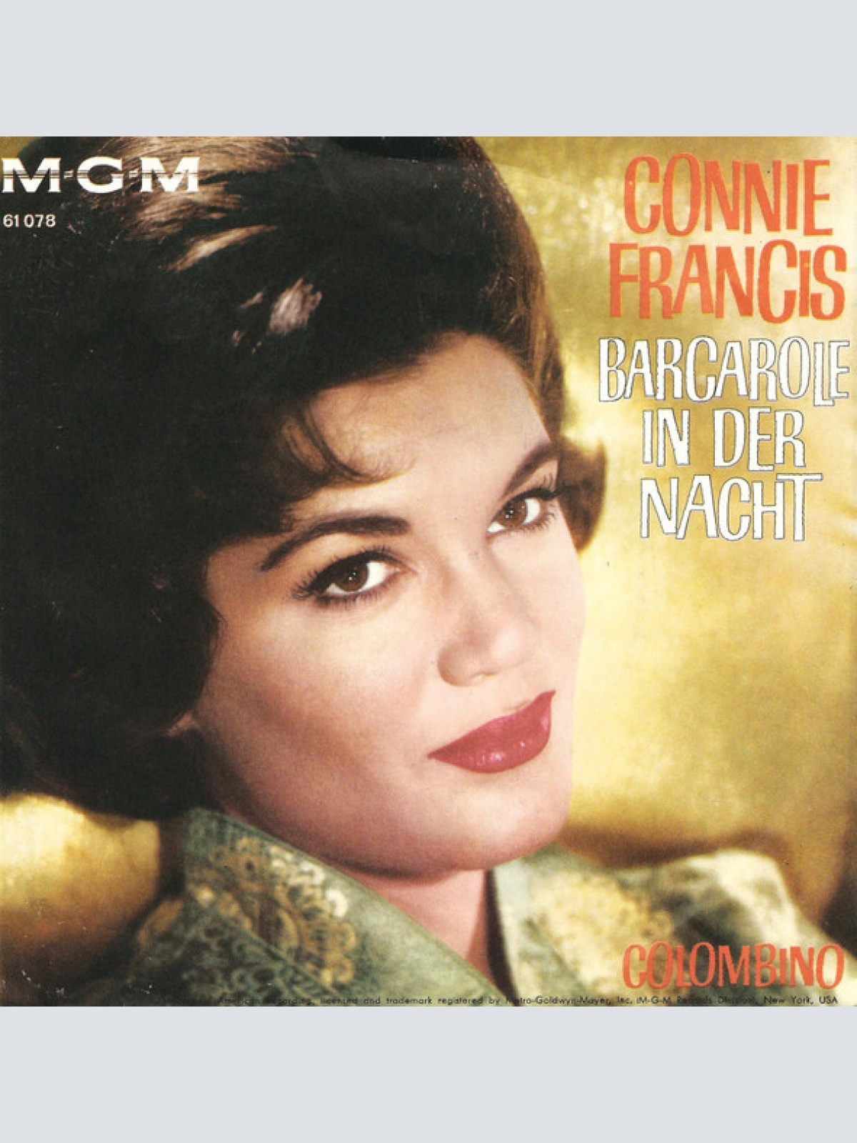 Vinyl / Connie Francis - Barcarole In Der Nacht