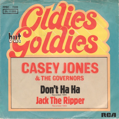 Vinyl / Casey Jones & The Governors - Don't Ha Ha / Jack The Ripper