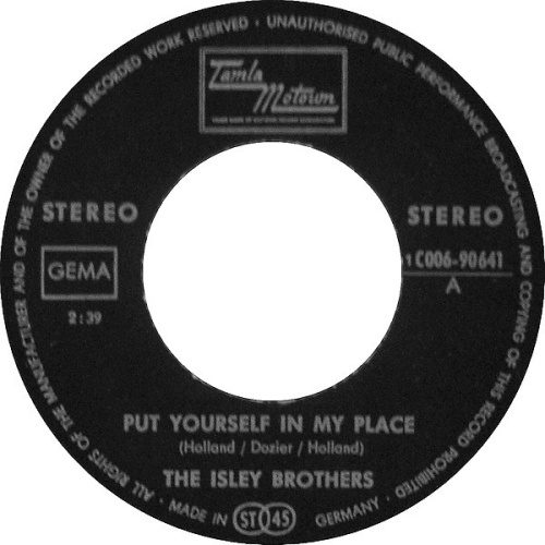 Vinyl / The Isley Brothers - Put Yourself In My Place / Little Miss Sweetness