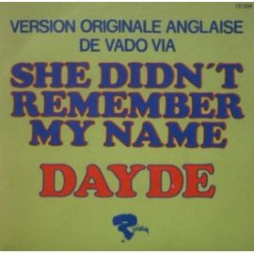 Vinyl / Dayde* - She Didn't Remember My Name