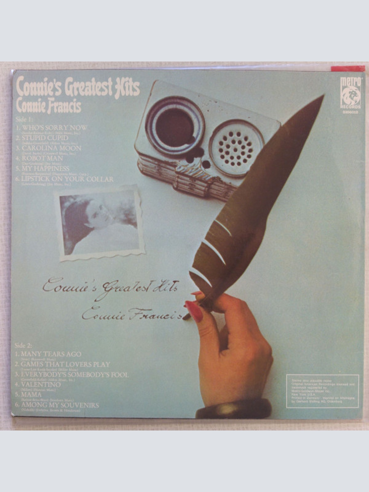 Vinyl / Connie Francis - The Best Of Connie Francis