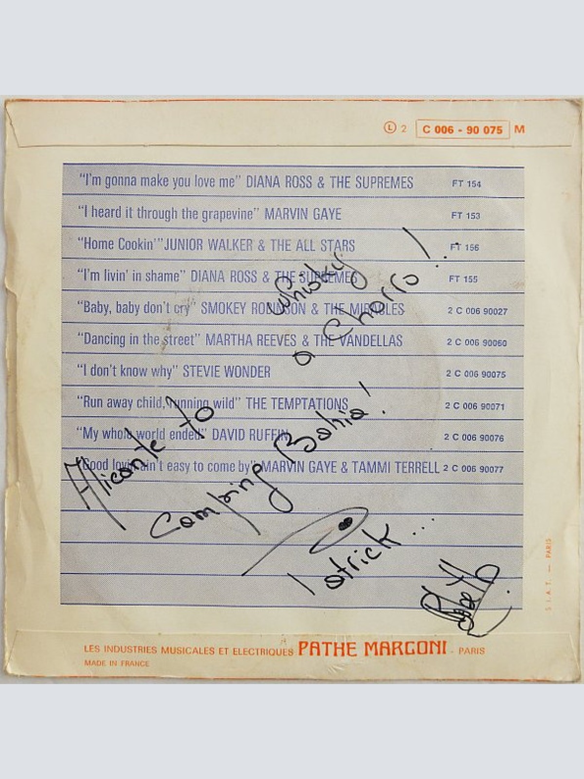 Vinyl / Stevie Wonder - I Don't Know Why / My Chérie Amour