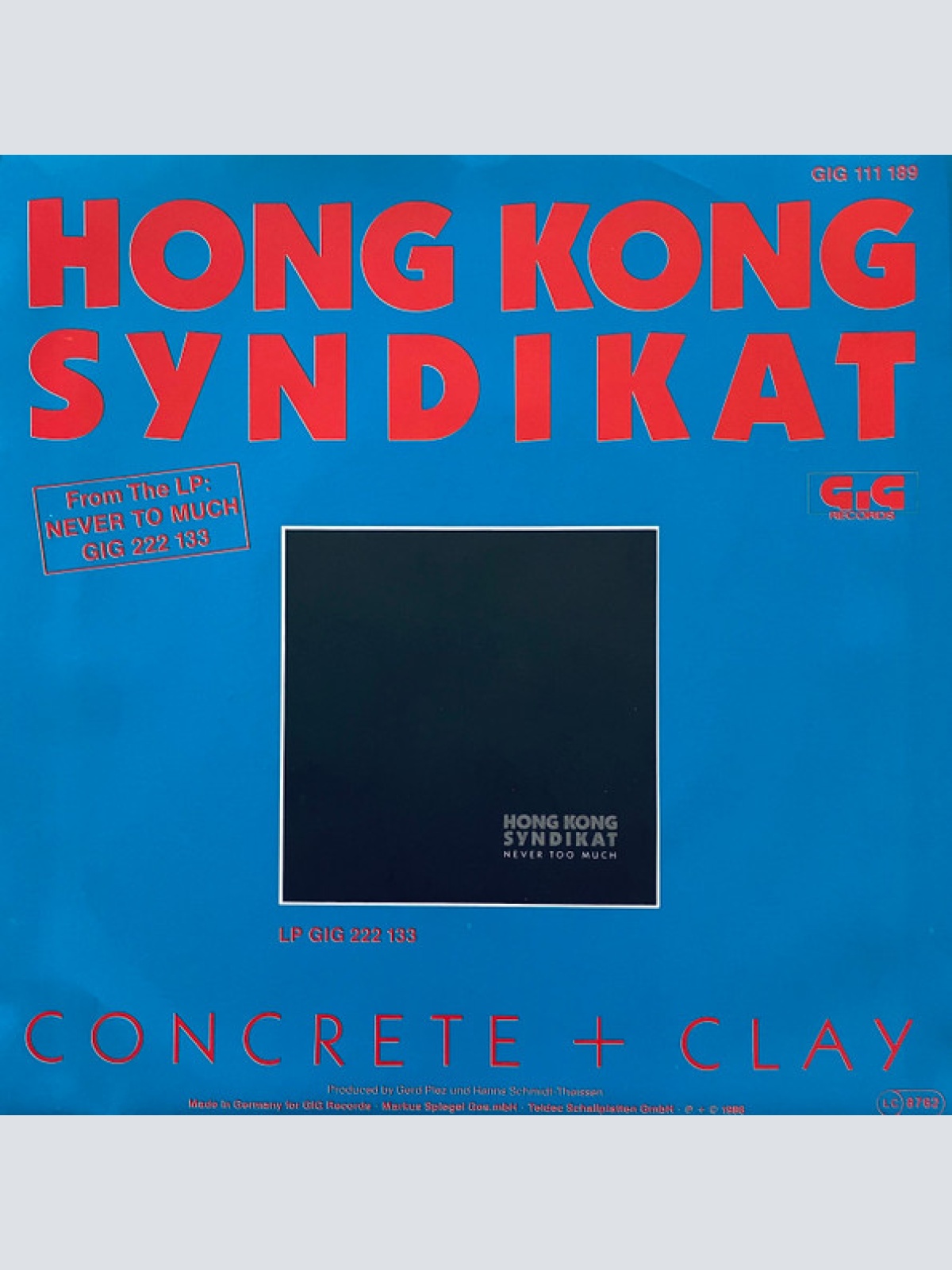 Vinyl / Hong Kong Syndikat* - Concrete + Clay