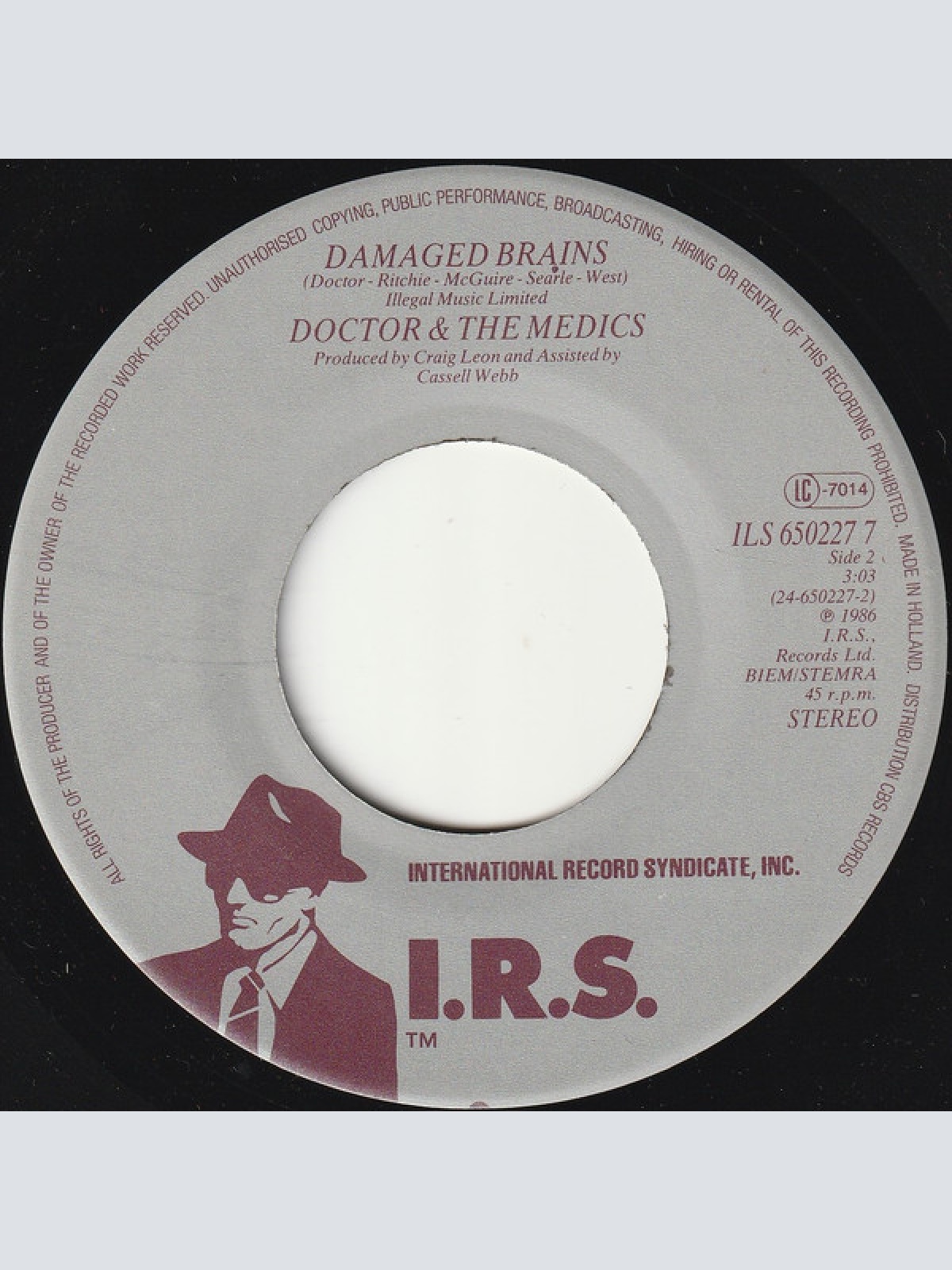 Vinyl / Doctor & The Medics With Roy Wood - Waterloo