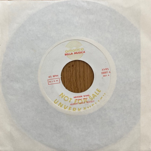 Vinyl / Hubert-Wolf-Sextett - Heisser Wind / Warmer Regen