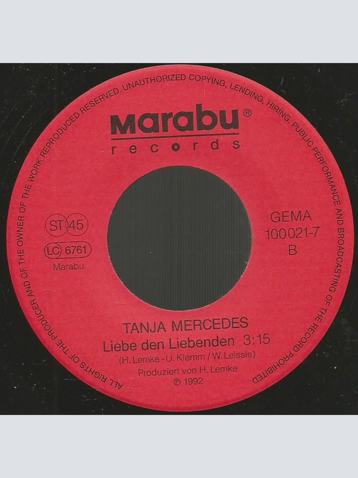 Vinyl / Tanja Mercedes - Eldorado Für Zwei